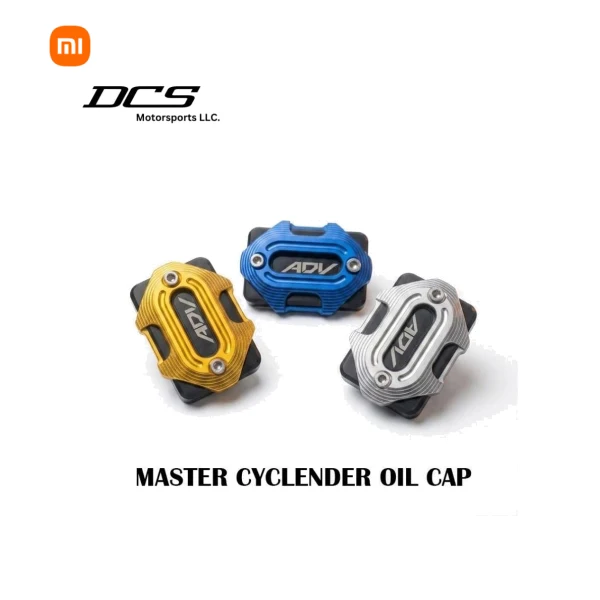 ADV CNC Aluminum Master Cylinder Oil Cap | Universal Motorcycle Brake Reservoir Cover